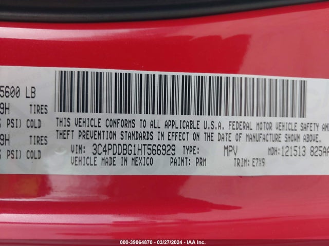 Dodge Journey Sxt Awd 2017 3C4PDDBG1HT566929 Image 9