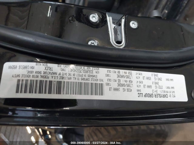 RAM 2500 Big Horn 2014 3C6UR5DL7EG141411 Image 9