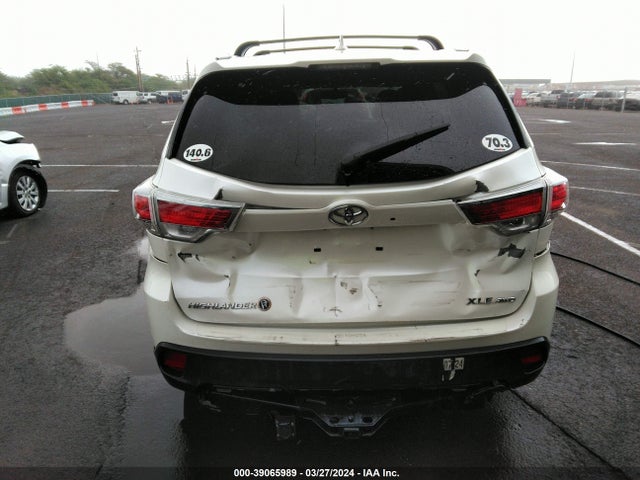 Toyota Highlander Xle V6 2016 5TDJKRFH8GS353674 Image 6