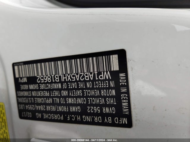 2017 PORSCHE MACAN WP1AB2A5XHLB18652 Photo 8