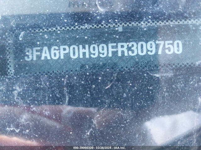 Ford FUSION SE 2015 3FA6P0H99FR309750 Image 9