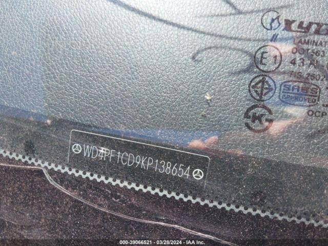 WD4PF1CD9KP138654 Mercedes-Benz Sprinter 2500 High Roof V6