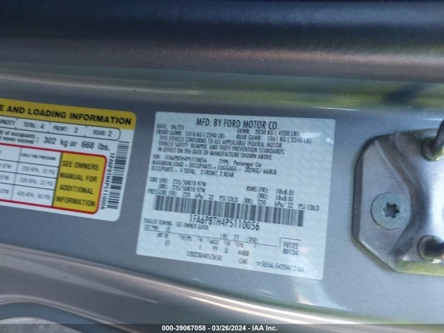 Ford Mustang Ecoboost Premium Fastback 2023 1FA6P8TH4P5110056 Image 9