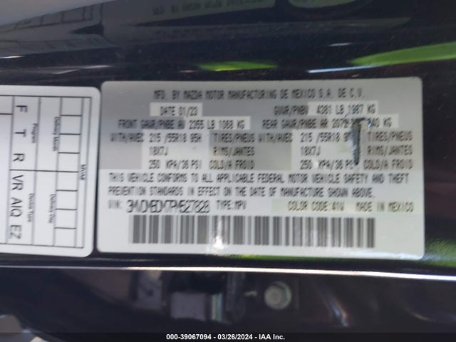 Mazda Cx-30 2.5 S Premium 2023 3MVDMBDM7PM527828 Image 9