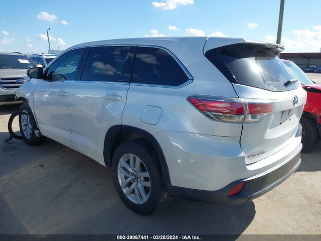 Toyota Highlander Le 2016 5TDZARFHXGS021046 Image 3
