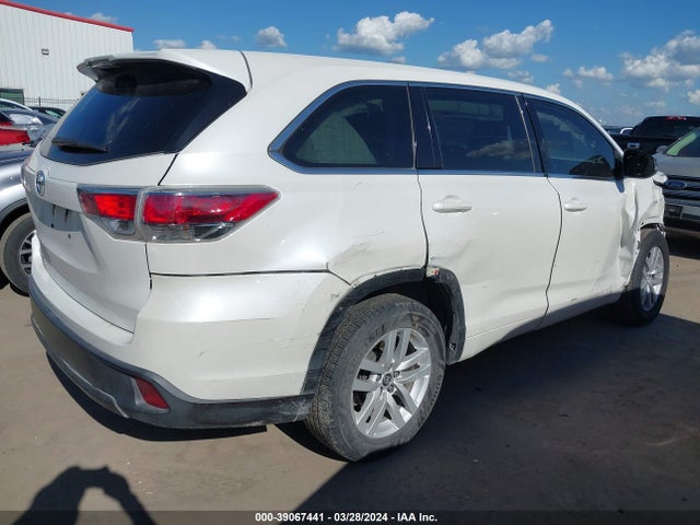 Toyota Highlander Le 2016 5TDZARFHXGS021046 Image 4