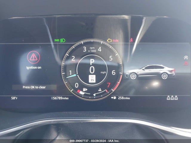 SAJBL4GXXMCY89373 Jaguar Xf R-dynamic Se P300 Awd Automatic