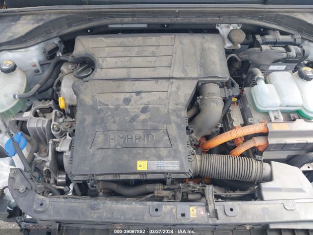 KMHC65LC3HU055363 Hyundai Ioniq Hybrid Blue