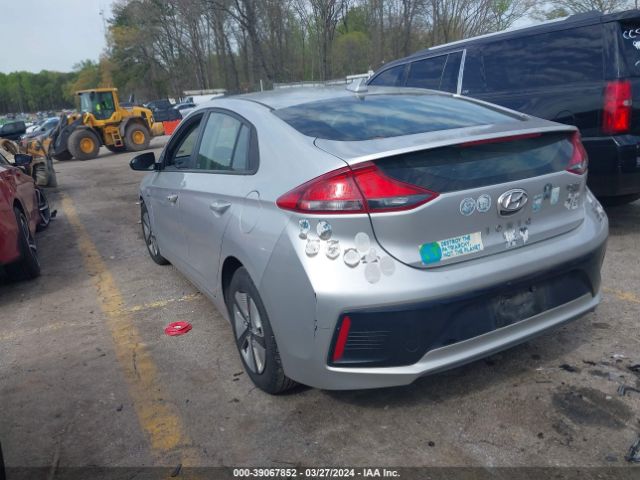 KMHC65LC3HU055363 Hyundai Ioniq Hybrid Blue