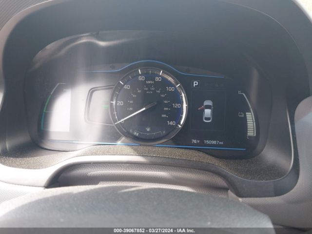 KMHC65LC3HU055363 Hyundai Ioniq Hybrid Blue