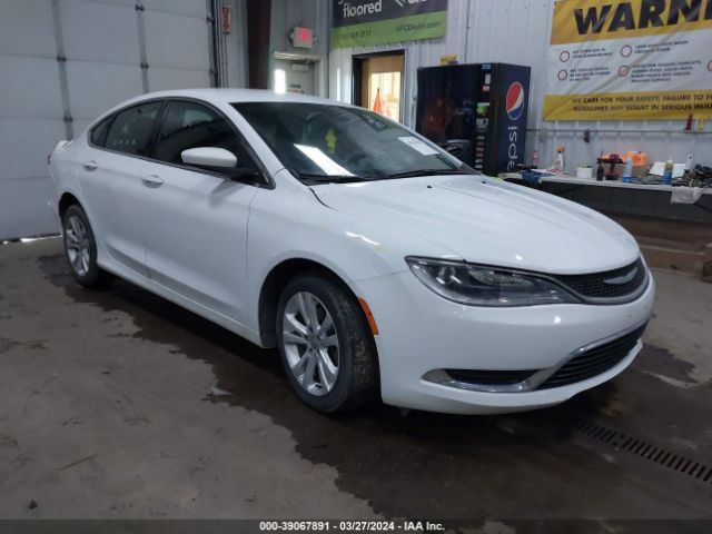 Продаж на аукціоні авто 2016 Chrysler 200 Limited, vin: 1C3CCCAB9GN176858, номер лоту: 39067891