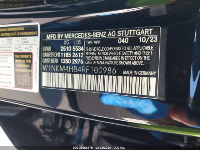 W1NKM4HB4RF100986 Mercedes-Benz Glc 300 4matic Suv