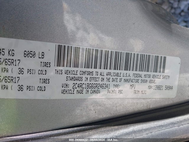 2C4RC1BG6GR246341 Chrysler Town & Country Touring