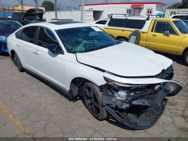 39068434 :رقم المزاد ، 1HGCY2F58RA036967 vin ، 2024 Honda Accord Hybrid Sport مزاد بيع