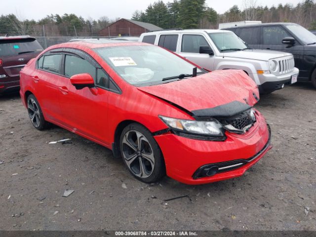 Auction sale of the 2015 Honda Civic Si, vin: 2HGFB6E5XFH700738, lot number: 39068784