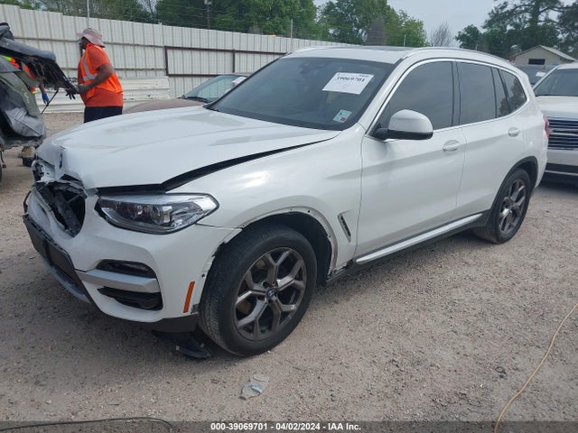 BMW X3 Sdrive30i 2021 5UXTY3C06M9E91308 Image 2