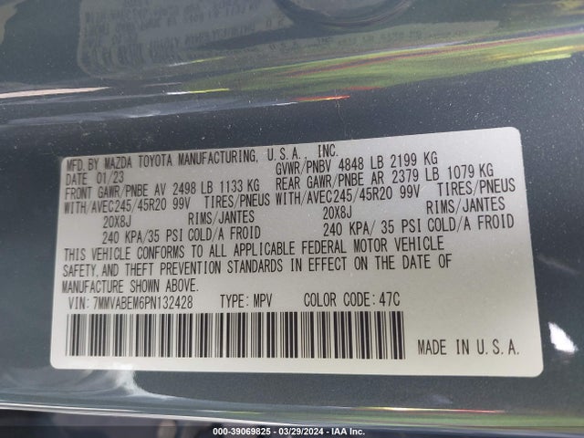 Mazda Cx-50 2.5 S Premium Plus 2023 7MMVABEM6PN132428 Image 9
