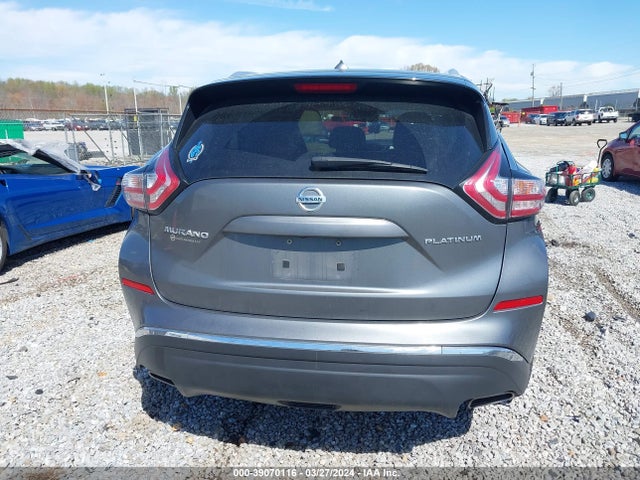 Nissan Murano Platinum 2016 5N1AZ2MG6GN140057 Image 16