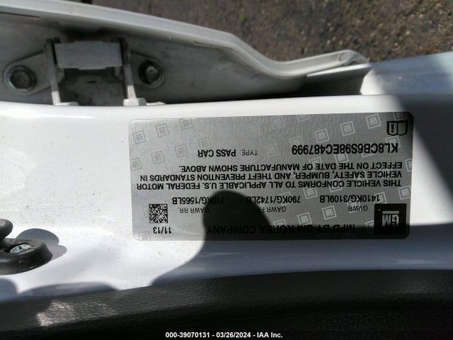 Chevrolet Spark Ls Auto 2014 KL8CB6S98EC487999 Image 9