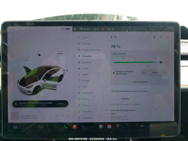 5YJ3E1EA3JF019716 Tesla Model 3 Long Range/mid Range
