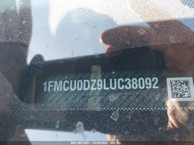 1FMCU0DZ9LUC38092 Ford Escape Titanium Hybrid