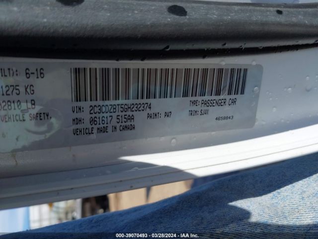 2C3CDZBT5GH232374 Dodge Challenger R/t Plus Shaker