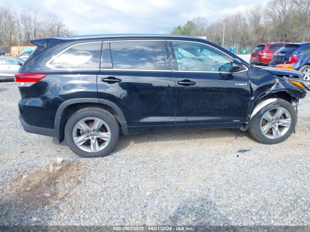 5TDDGRFH6KS062419 Toyota Highlander Hybrid Limited