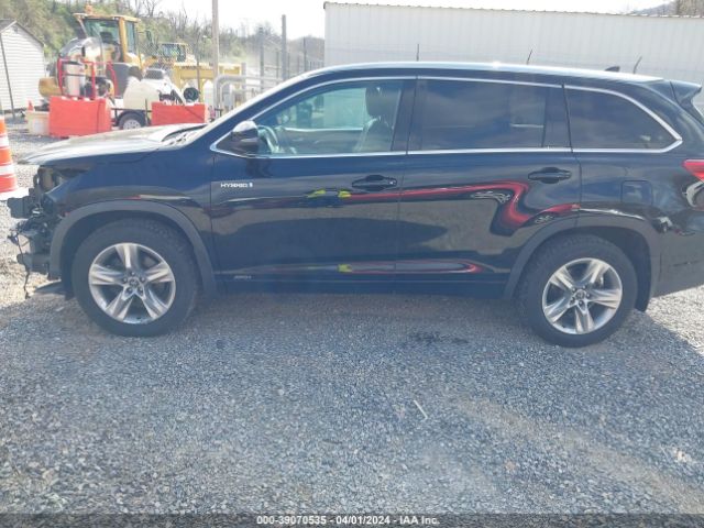 5TDDGRFH6KS062419 Toyota Highlander Hybrid Limited