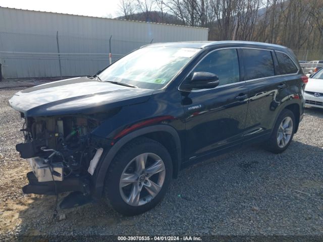 5TDDGRFH6KS062419 Toyota Highlander Hybrid Limited