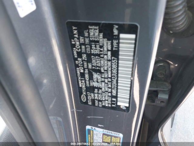 Hyundai TUCSON SEL 2018 KM8J33A42JU608557 Image 9