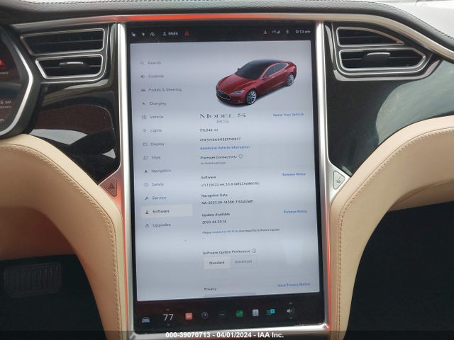 5YJSA1H18EFP41837 Tesla Model S P85