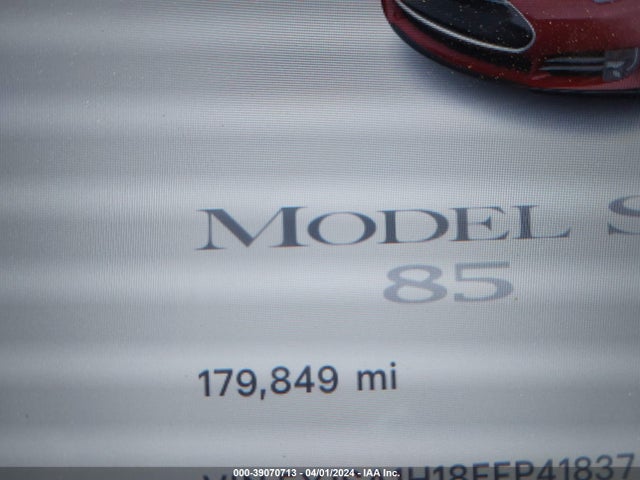 5YJSA1H18EFP41837 Tesla Model S P85