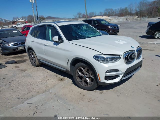 Auction sale of the 2021 Bmw X3 Xdrive30i, vin: 5UXTY5C03M9F43070, lot number: 39070923