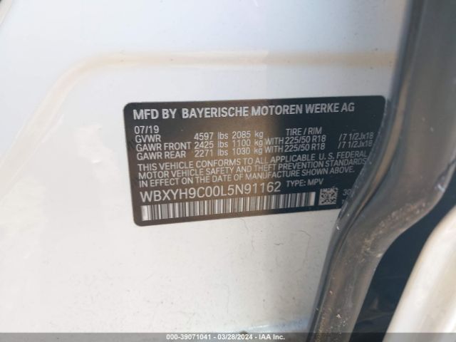 WBXYH9C00L5N91162 BMW X2 Sdrive28i