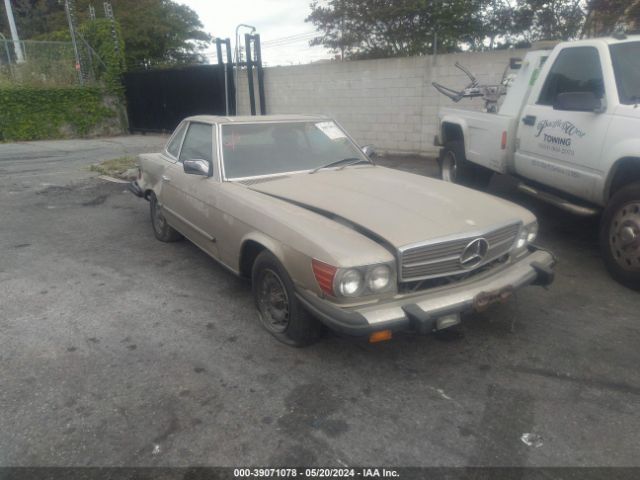 Продажа на аукционе авто 1985 Mercedes-benz 380 Sl, vin: WDBBA45C8FA022104, номер лота: 39071078