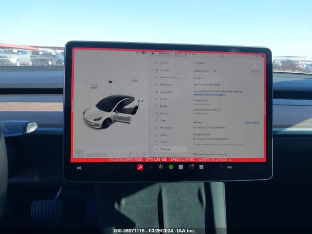 5YJ3E1EA0PF411903 Tesla Model 3 Rear-wheel Drive