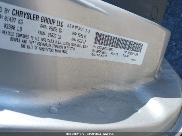 2013 FIAT 500 3C3CFFBR5DT750226 Photo 8