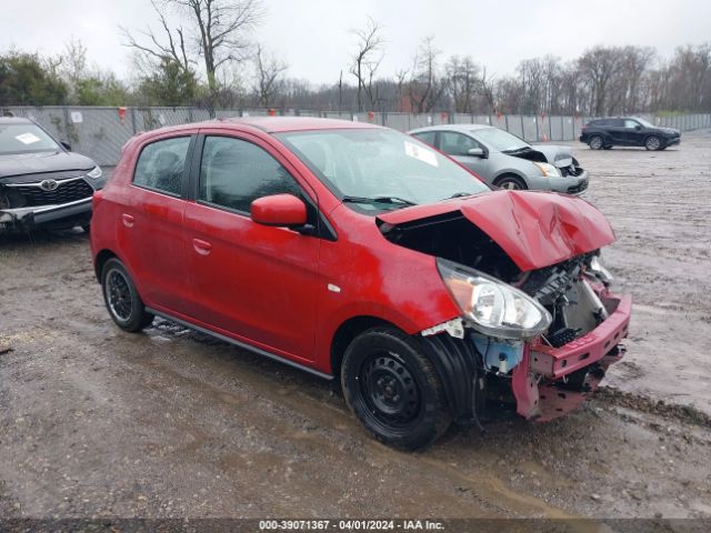 2017 Mitsubishi Mirage Es მანქანა იყიდება აუქციონზე, vin: ML32A3HJXHH019868, აუქციონის ნომერი: 39071367