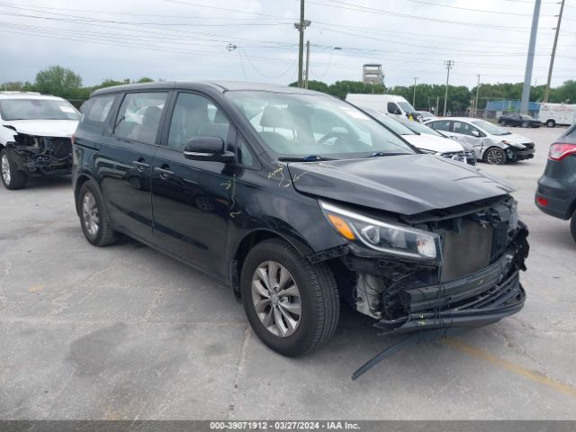 2019 Kia Sedona L მანქანა იყიდება აუქციონზე, vin: KNDMA5C17K6509485, აუქციონის ნომერი: 39071912