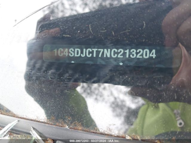 1C4SDJCT7NC213204 Dodge Durango R/t Awd