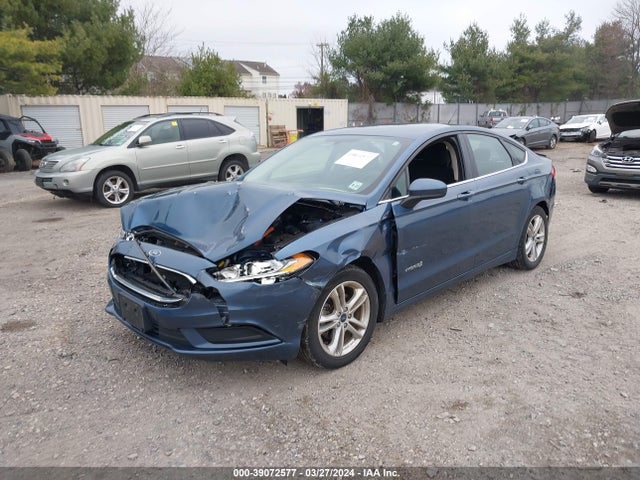 Ford Fusion Hybrid Se 2018 3FA6P0LU7JR228539 Image 2
