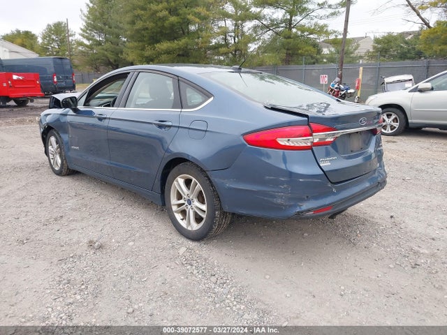 Ford Fusion Hybrid Se 2018 3FA6P0LU7JR228539 Image 3