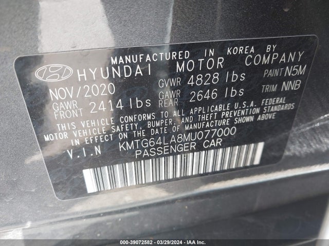 Genesis G70 2.0t Awd 2021 KMTG64LA8MU077000 Image 9