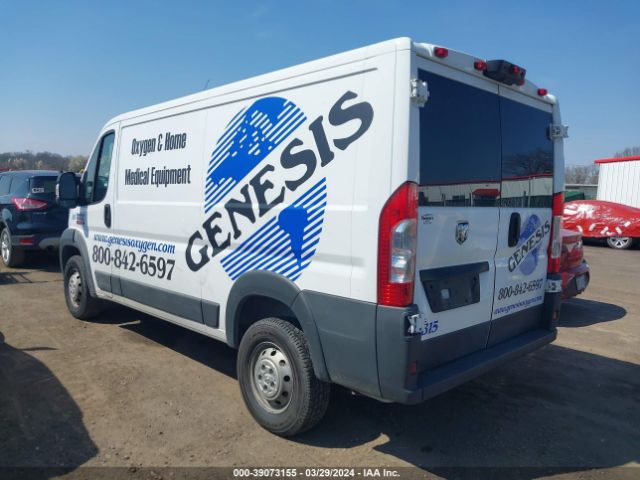 3C6TRVAG8JE109804 RAM Promaster 1500 Low Roof 136 Wb