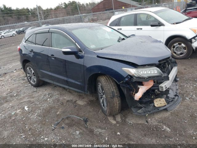 Auction sale of the 2016 Acura Rdx Advance Package, vin: 5J8TB4H75GL006225, lot number: 39073409