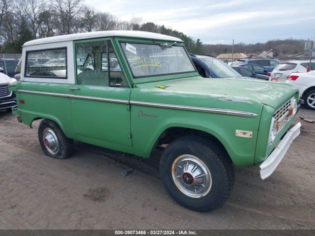 U15GLN91107, 1972 Ford Bronco/broncoii on IAAI