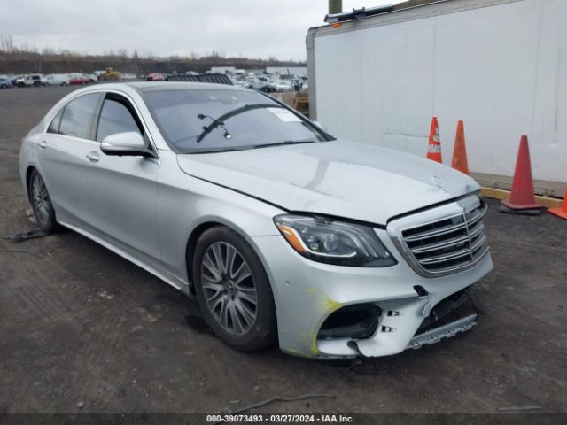 2018 MERCEDES-BENZ S 560 WDDUG8GB9JA346181