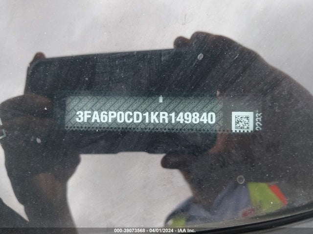Ford FUSION SEL 2019 3FA6P0CD1KR149840 Image 9