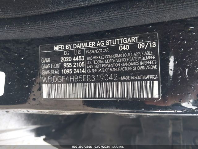WDDGF4HB5ER319042 Mercedes-Benz C 250 Luxury/sport