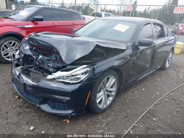 BMW 750i 2017 WBA7F0C50HGM20975 Image 2